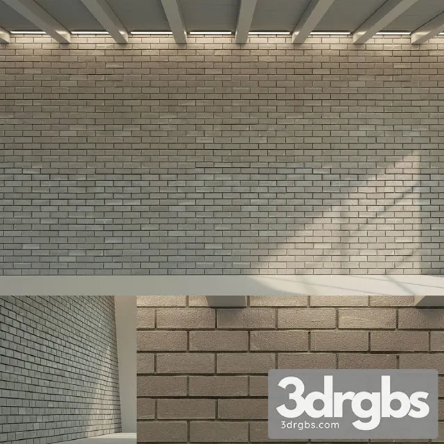 Kirpichnaia Stena Temnyi Kirpich 3D Model Free