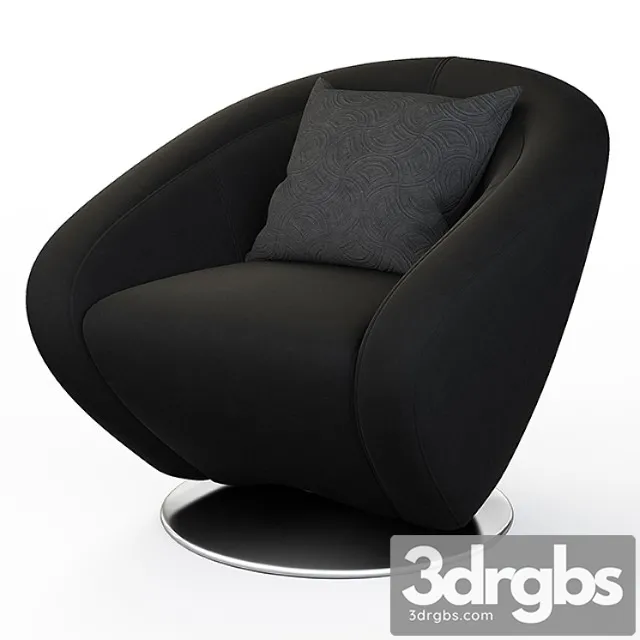 Kiss 1 Armchair 3D Model Free
