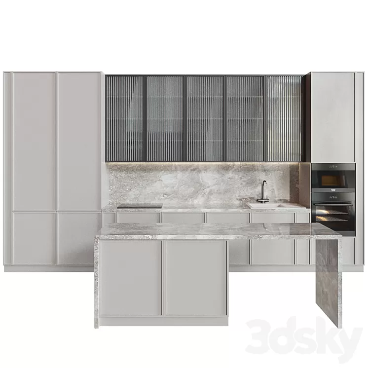 Kitchen 003 (Refill) 3D Model Free