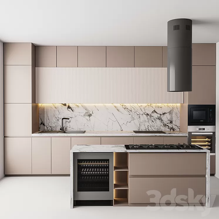 KITCHEN 01 3D Model Free