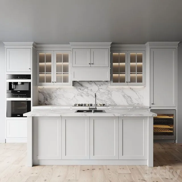 Kitchen 0100 3D Model