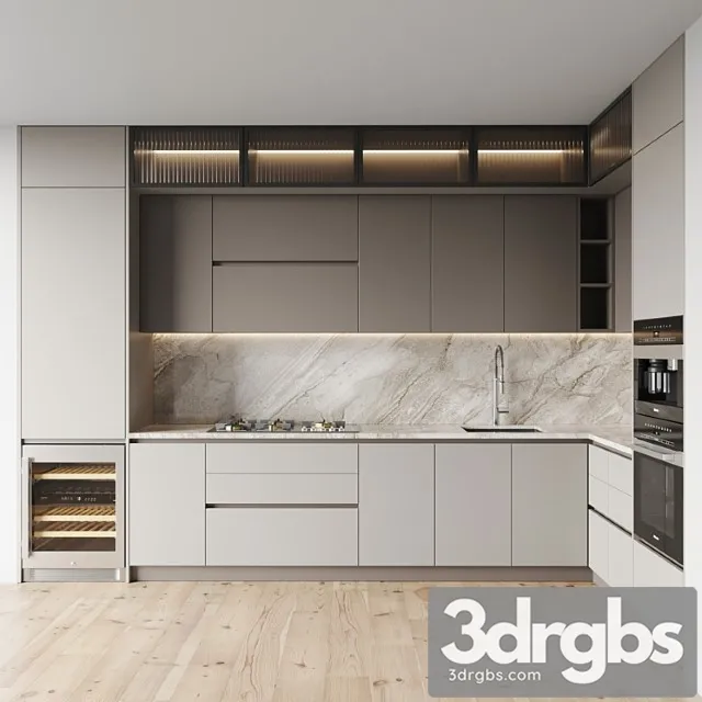 Kitchen 0125 3D Model Free