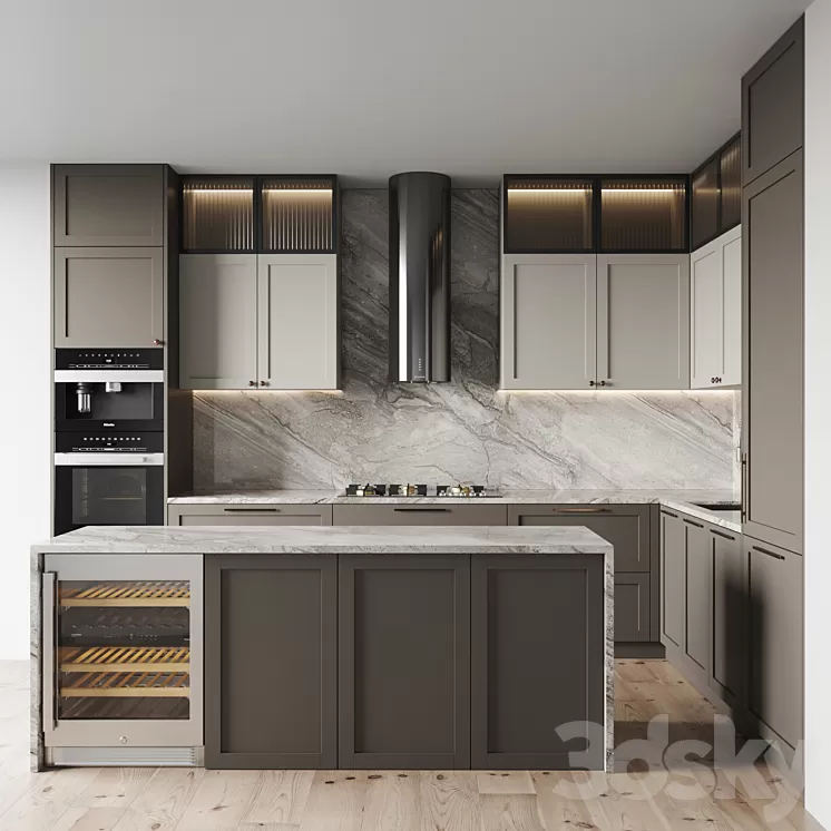 kitchen 0135 3D Model Free