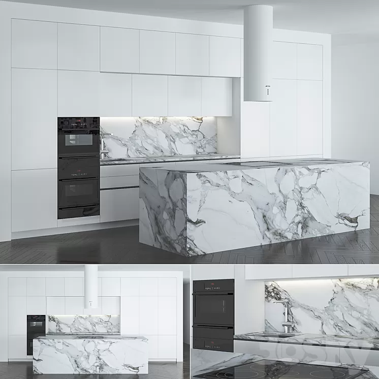 Kitchen 024 540x300H 3D Model