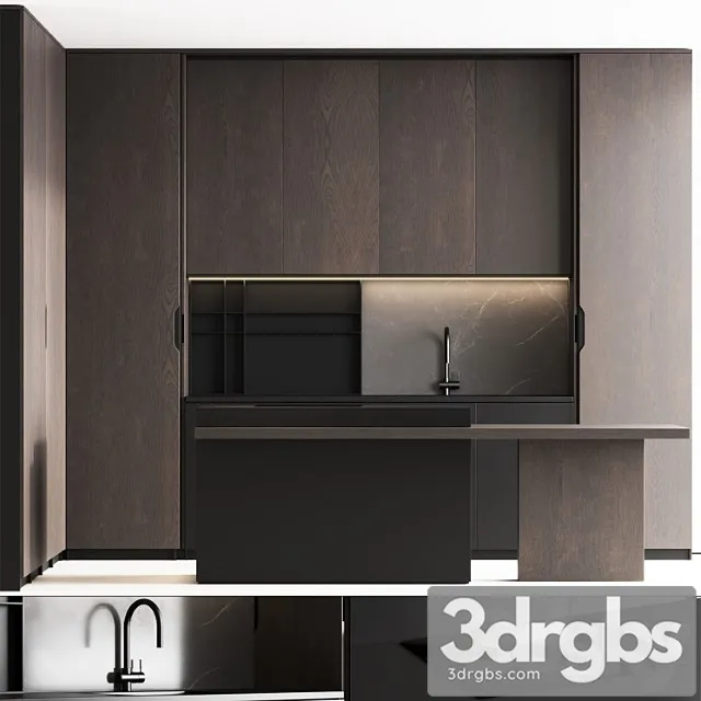 Kitchen 04 3D Model Free