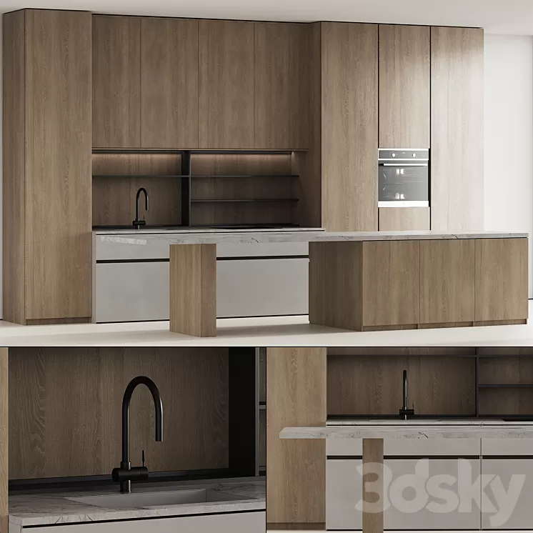 Kitchen 05 3D Model Free