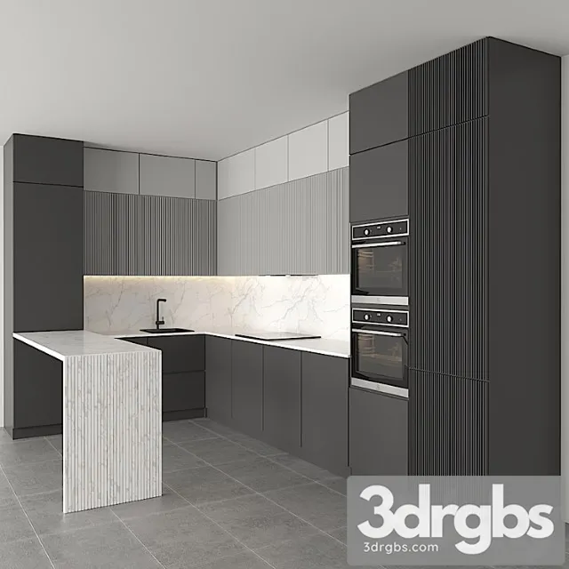Kitchen 06 3D Model Free