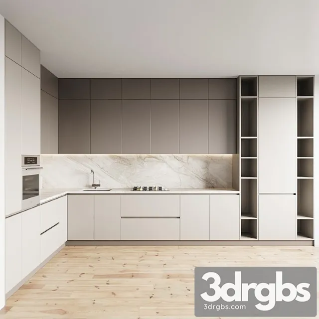 Kitchen 061 3D Model Free