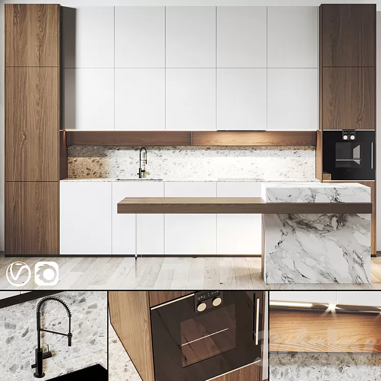 Kitchen 065 430x300H 3D Model