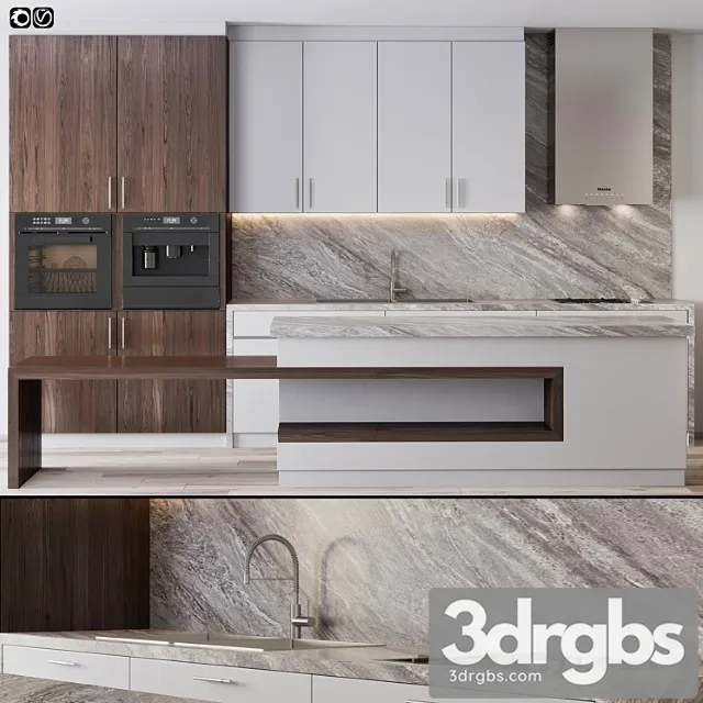Kitchen 07 6 3D Model Free