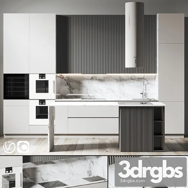 Kitchen 070 420x290h 3D Model Free