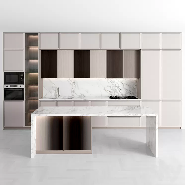 Kitchen 072 3D Model Free