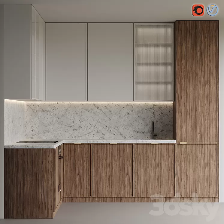 Kitchen 1 3D Model Free