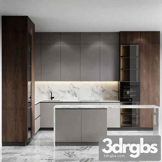 Kitchen 10 3D Model Free