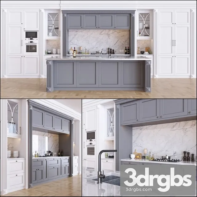 Kitchen 1321 3D Model Free