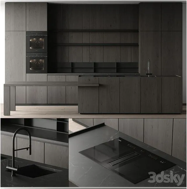 Kitchen 19 dark color Free Download