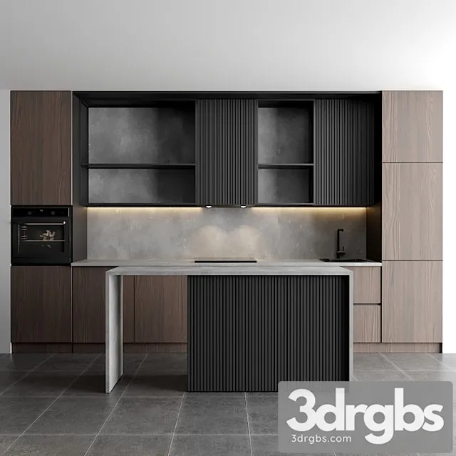 Kitchen 2 3D Model Free