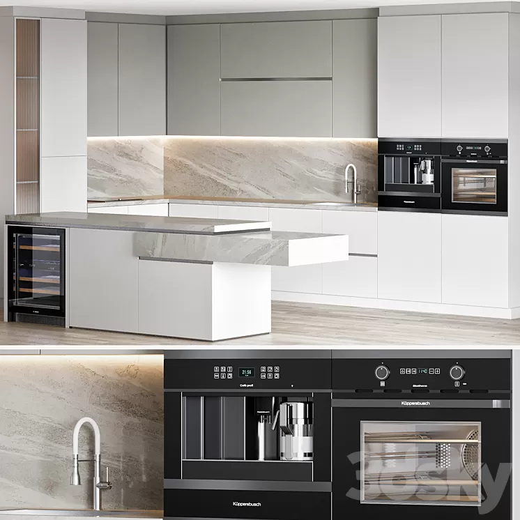 kitchen 22 3D Model Free