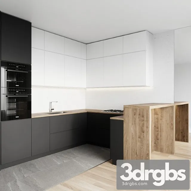 Kitchen 2323 3D Model Free