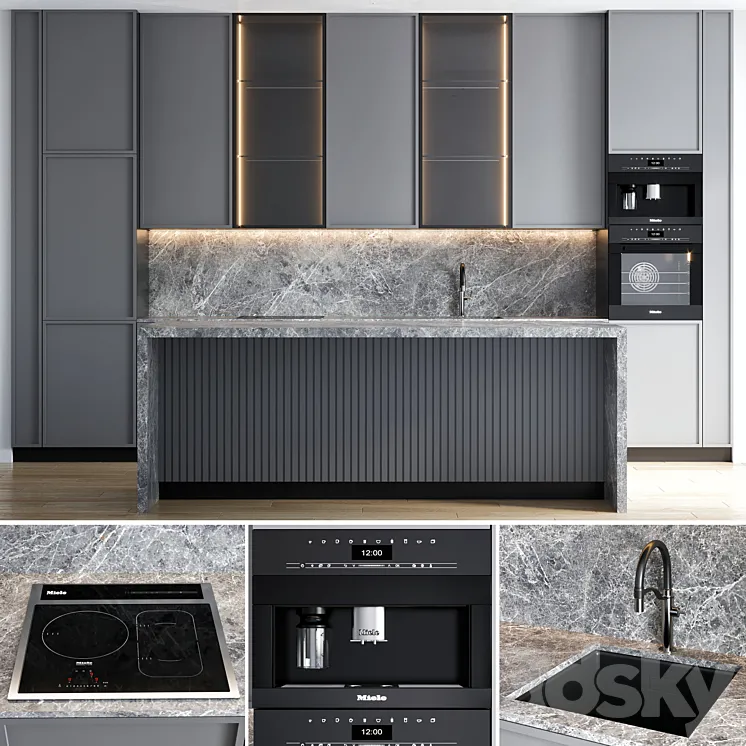 kitchen 29 3D Model Free