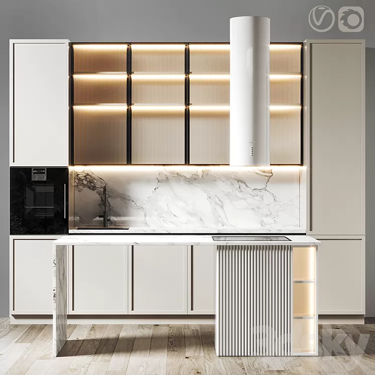 Kitchen 360x270H 3D Model