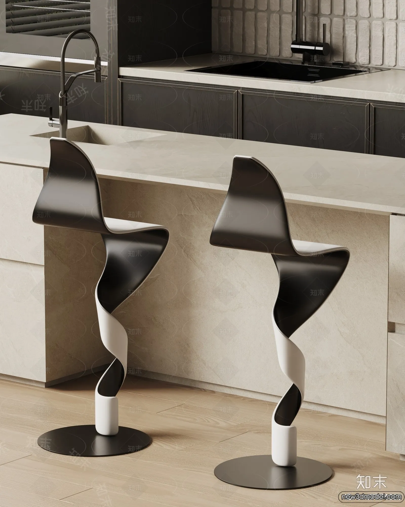 Kitchen - 3D Models - 3D Interior Scenes - 005