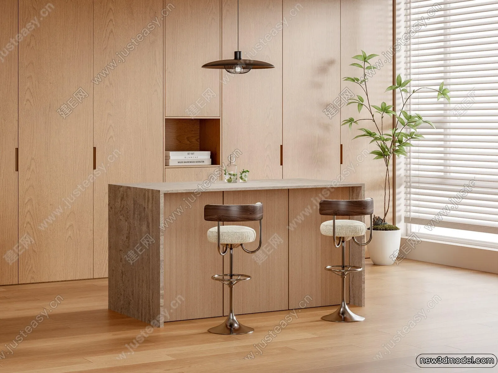 Kitchen - 3D Models - 3D Interior Scenes - 015