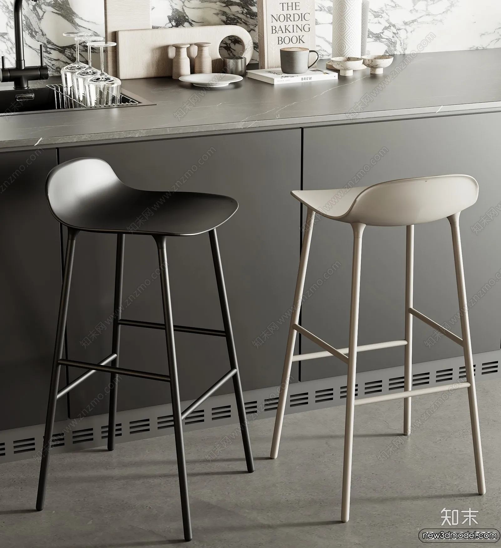 Kitchen - 3D Models - 3D Interior Scenes - 018