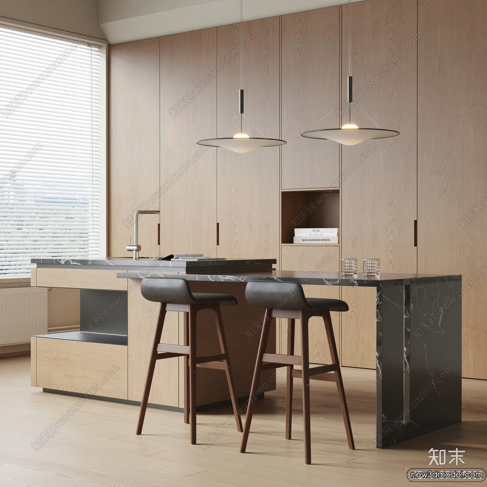 Kitchen - 3D Models - 3D Interior Scenes - 019