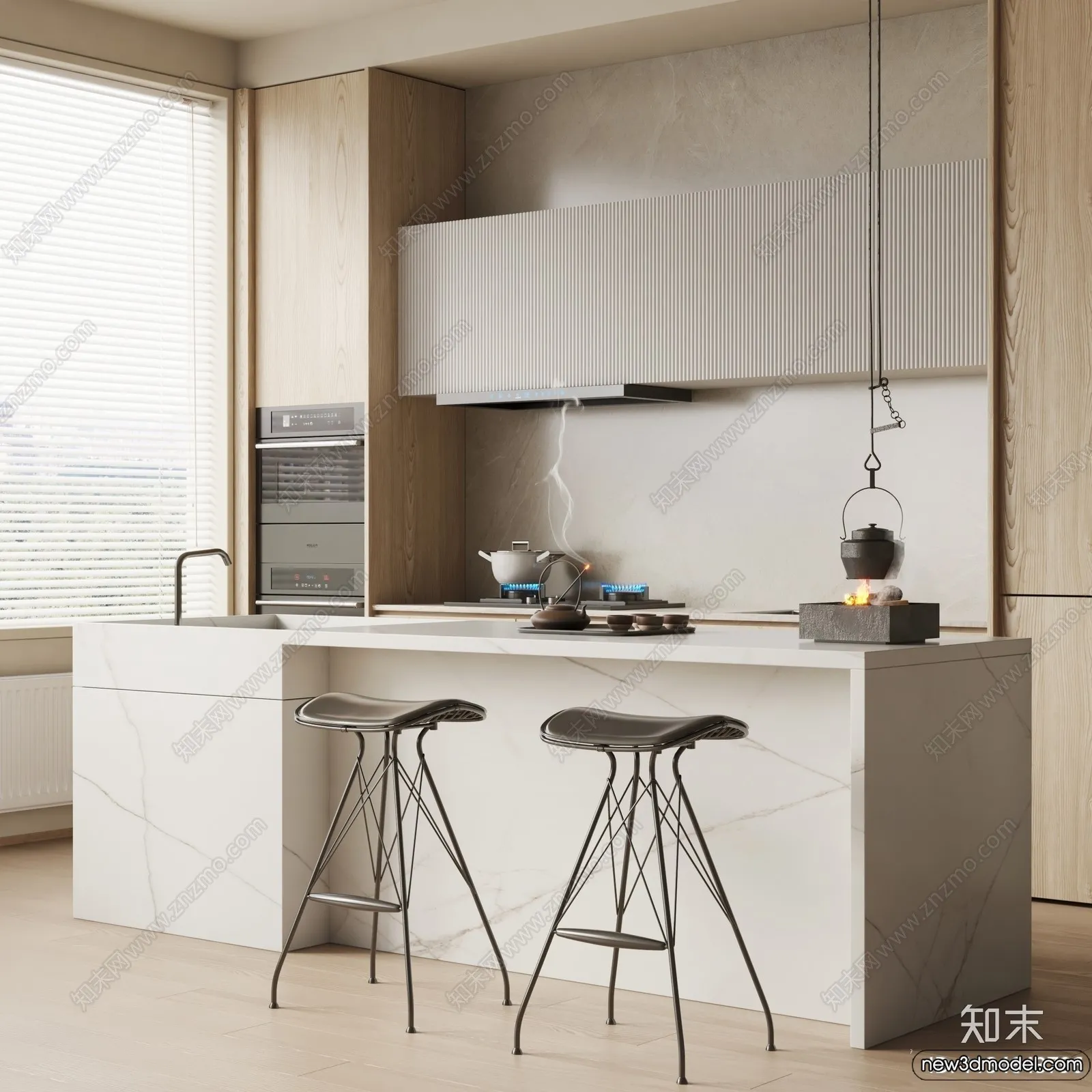 Kitchen - 3D Models - 3D Interior Scenes - 021