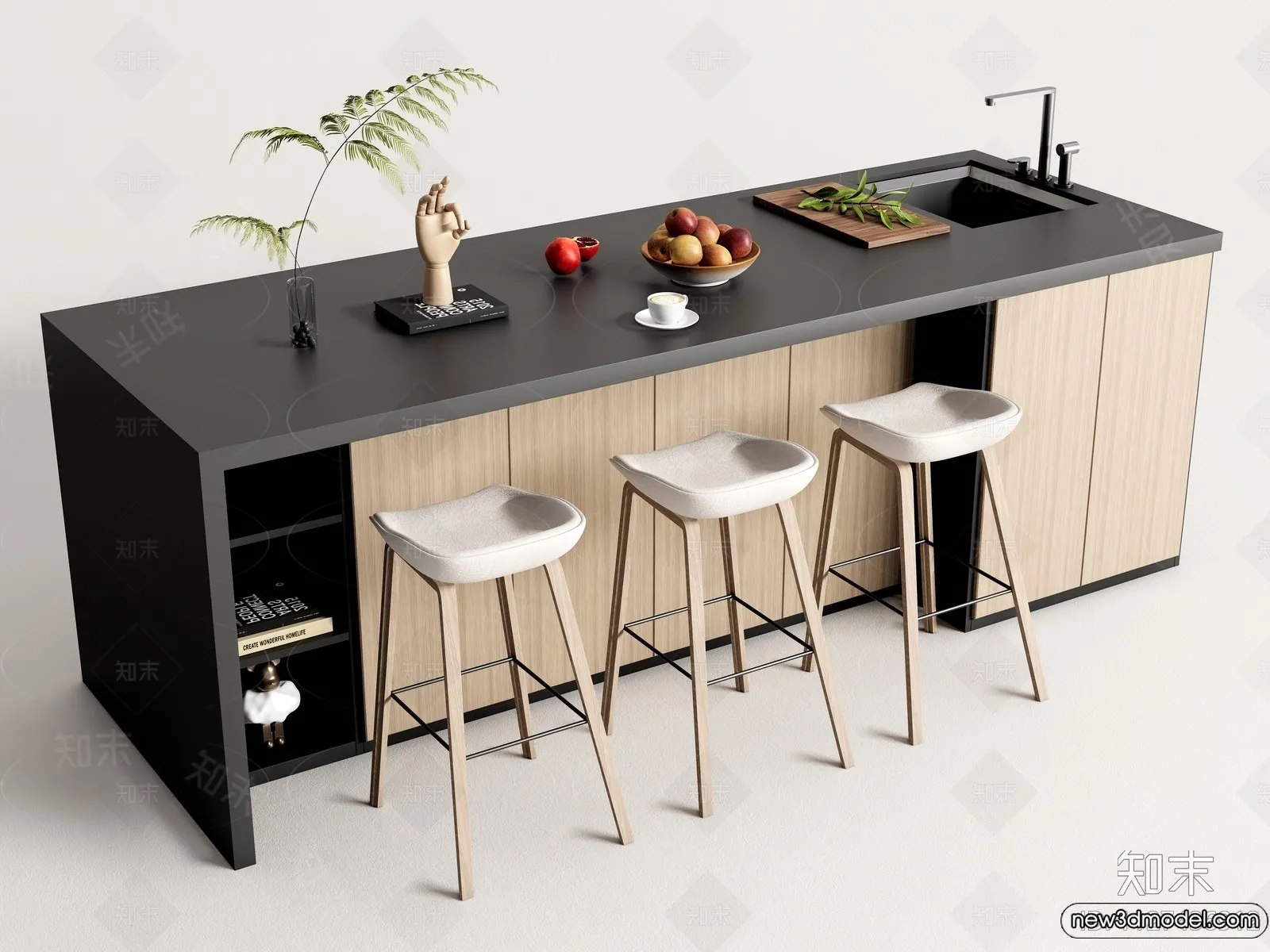Kitchen - 3D Models - 3D Interior Scenes - 025