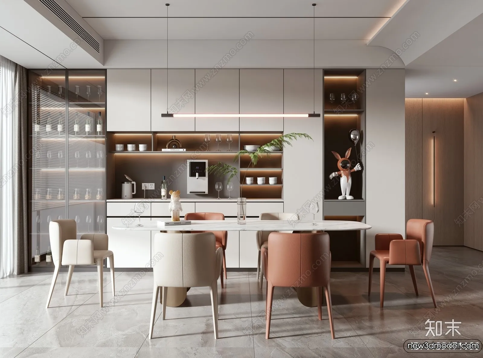 Kitchen - 3D Models - 3D Interior Scenes - 032