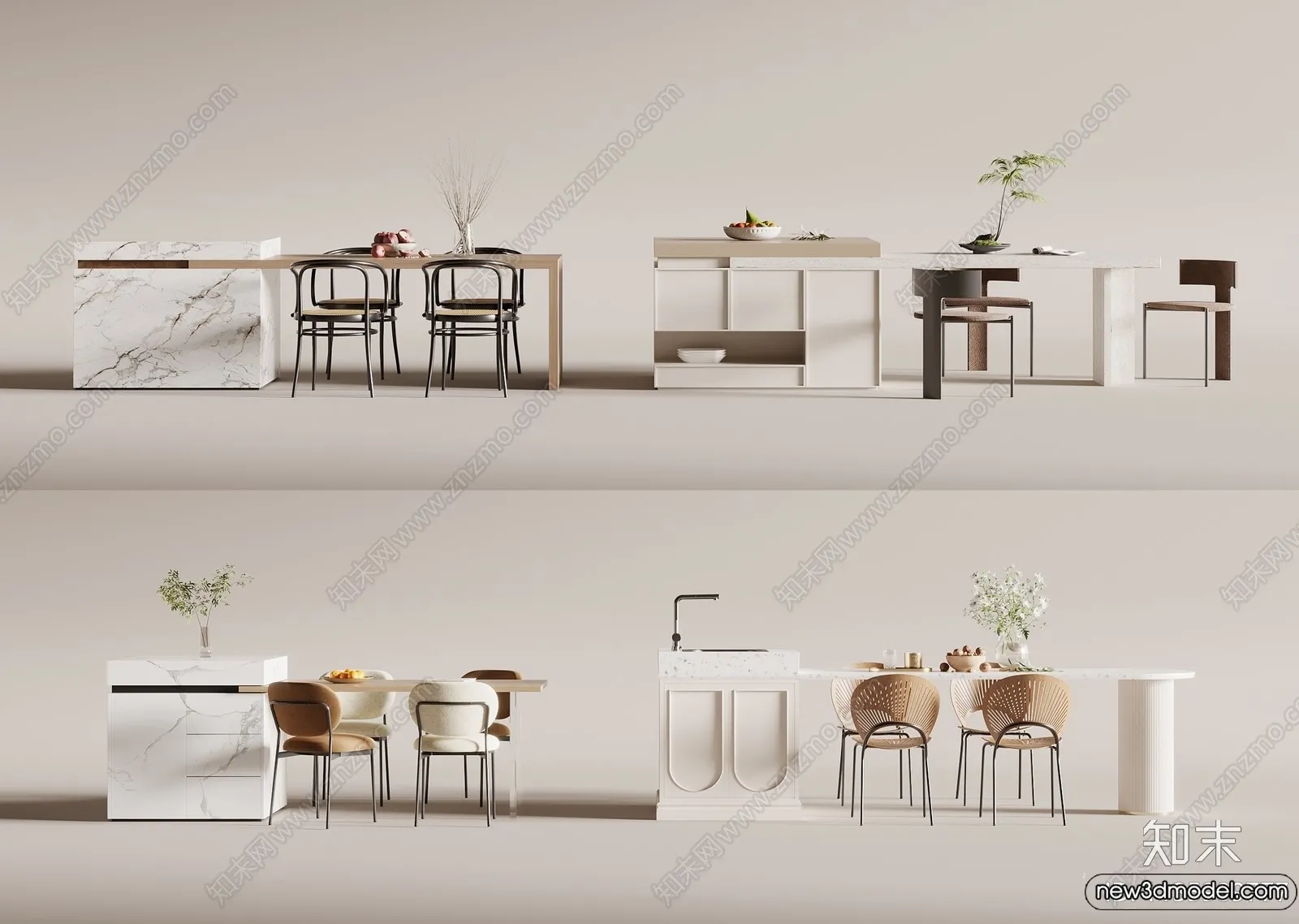 Kitchen - 3D Models - 3D Interior Scenes - 033