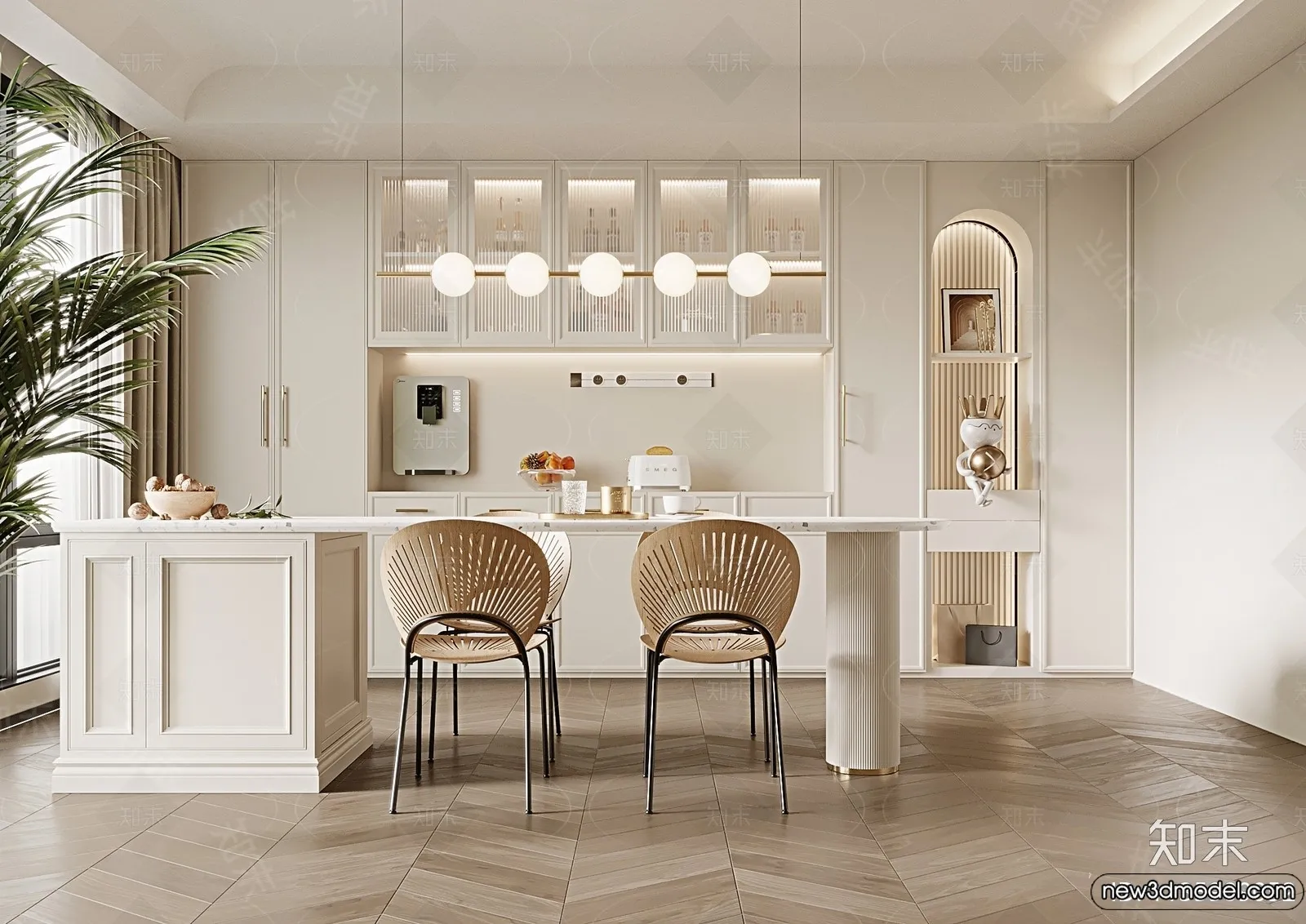 Kitchen - 3D Models - 3D Interior Scenes - 036