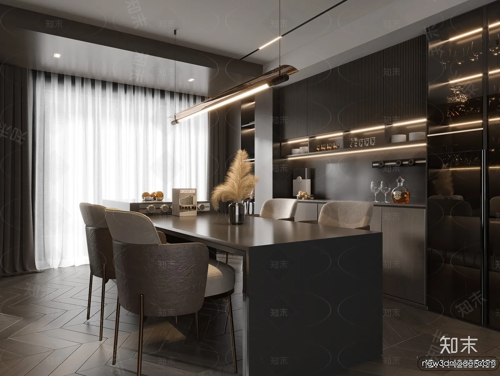 Kitchen - 3D Models - 3D Interior Scenes - 037