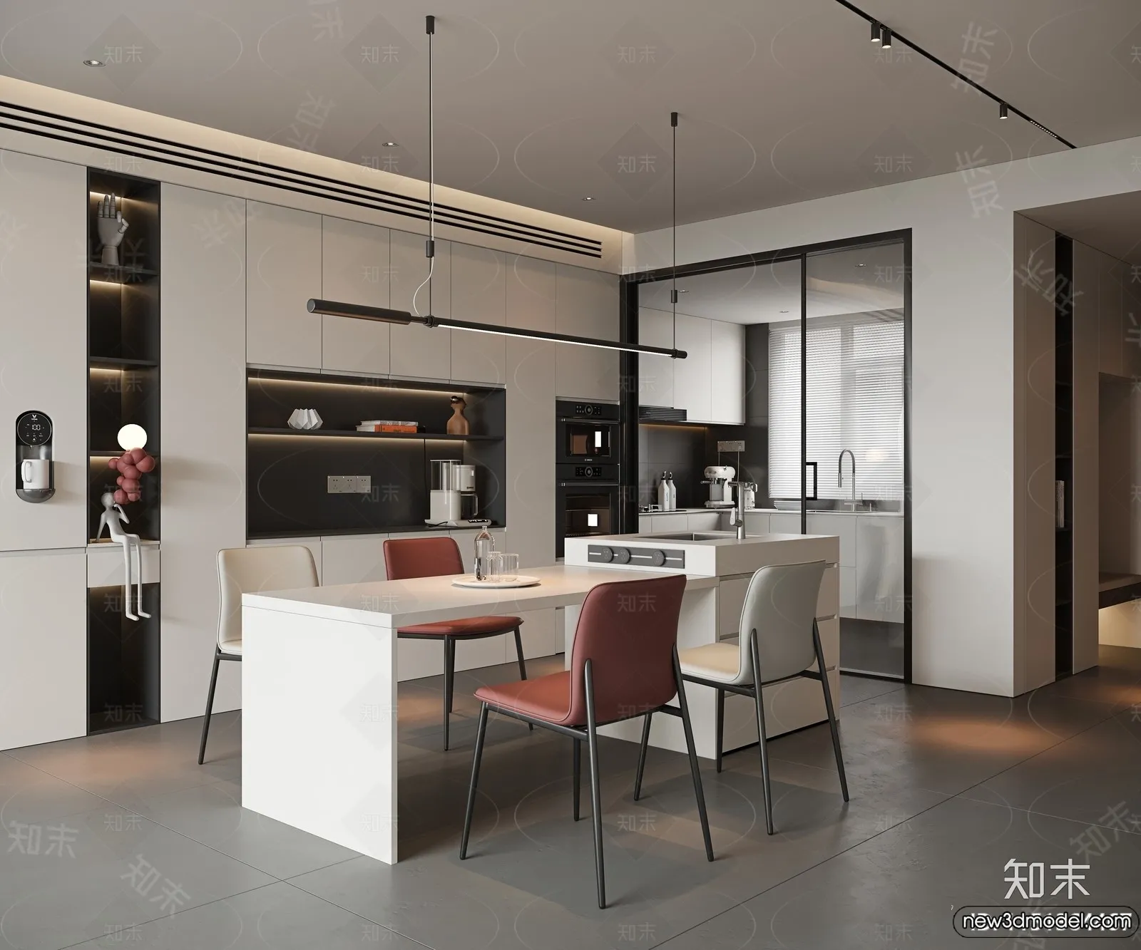 Kitchen - 3D Models - 3D Interior Scenes - 039
