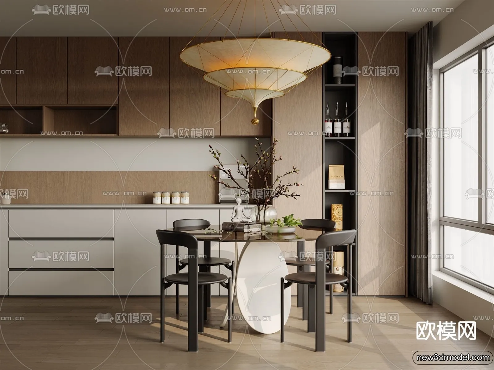 Kitchen - 3D Models - 3D Interior Scenes - 040