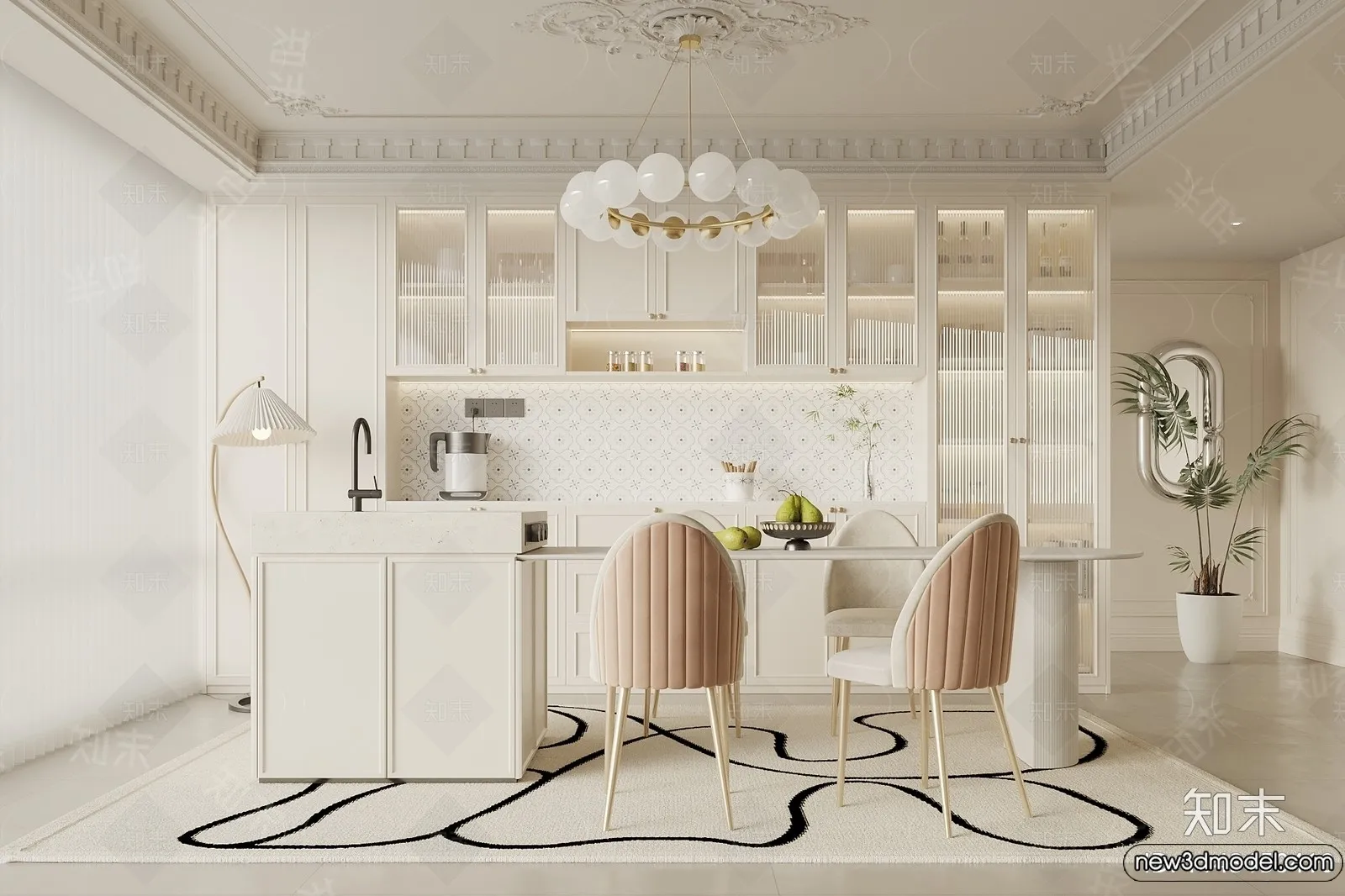 Kitchen - 3D Models - 3D Interior Scenes - 042