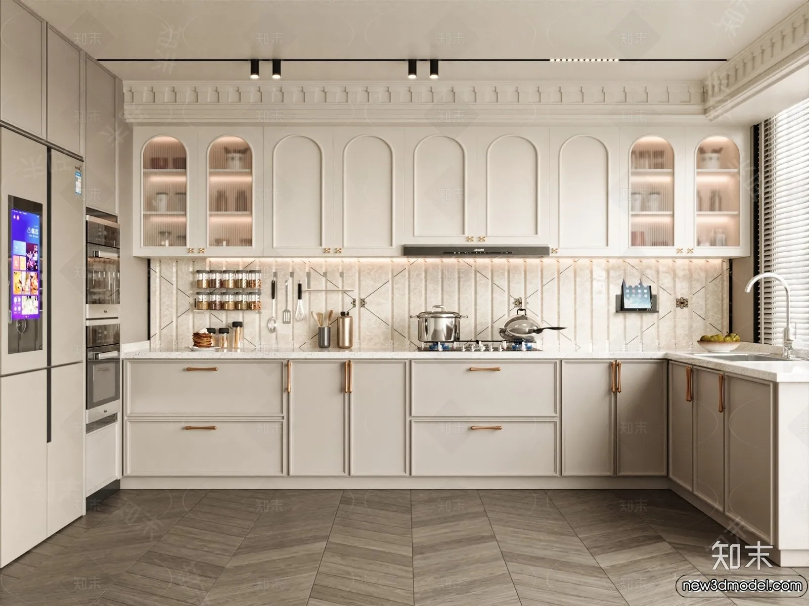 Kitchen - 3D Models - 3D Interior Scenes - 045