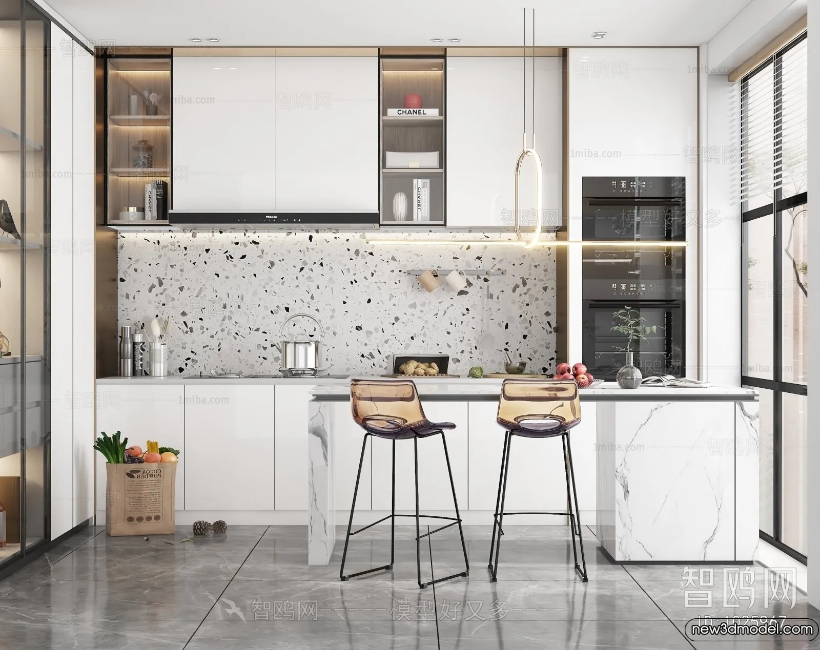 Kitchen - 3D Models - 3D Interior Scenes - 054