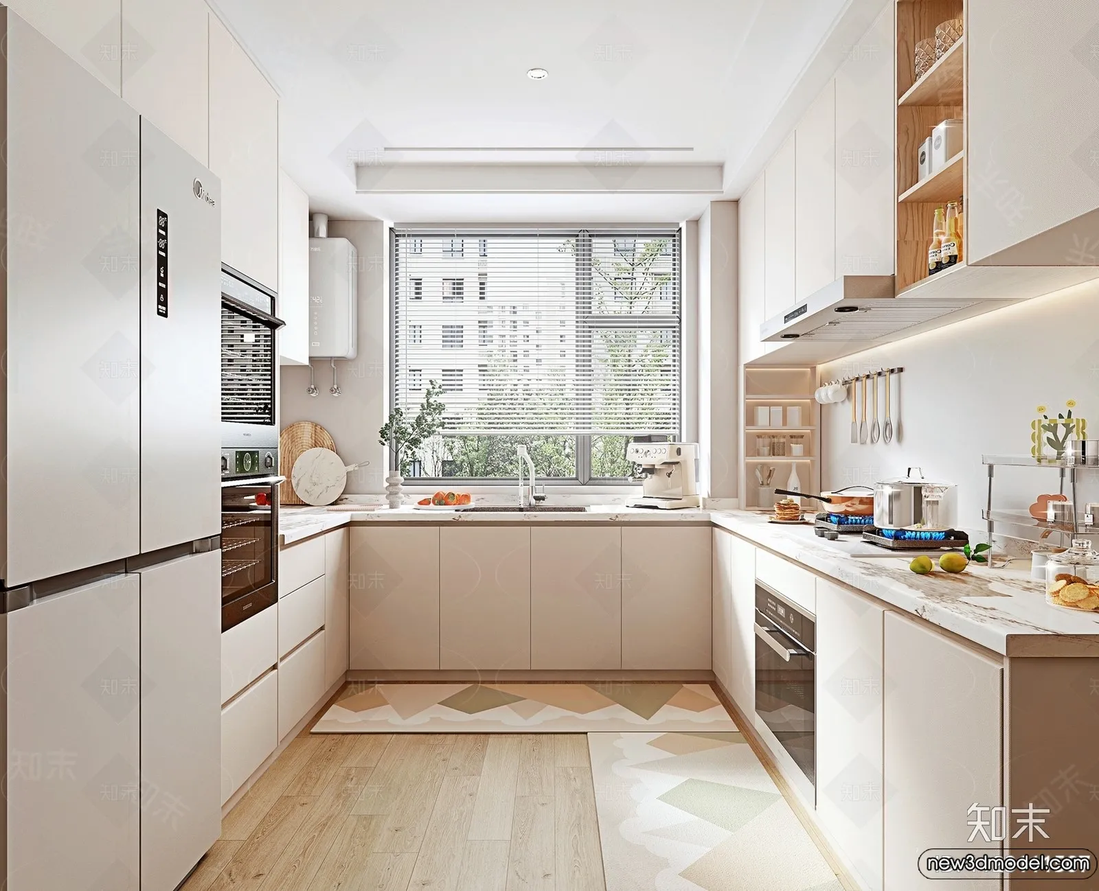 Kitchen - 3D Models - 3D Interior Scenes - 057