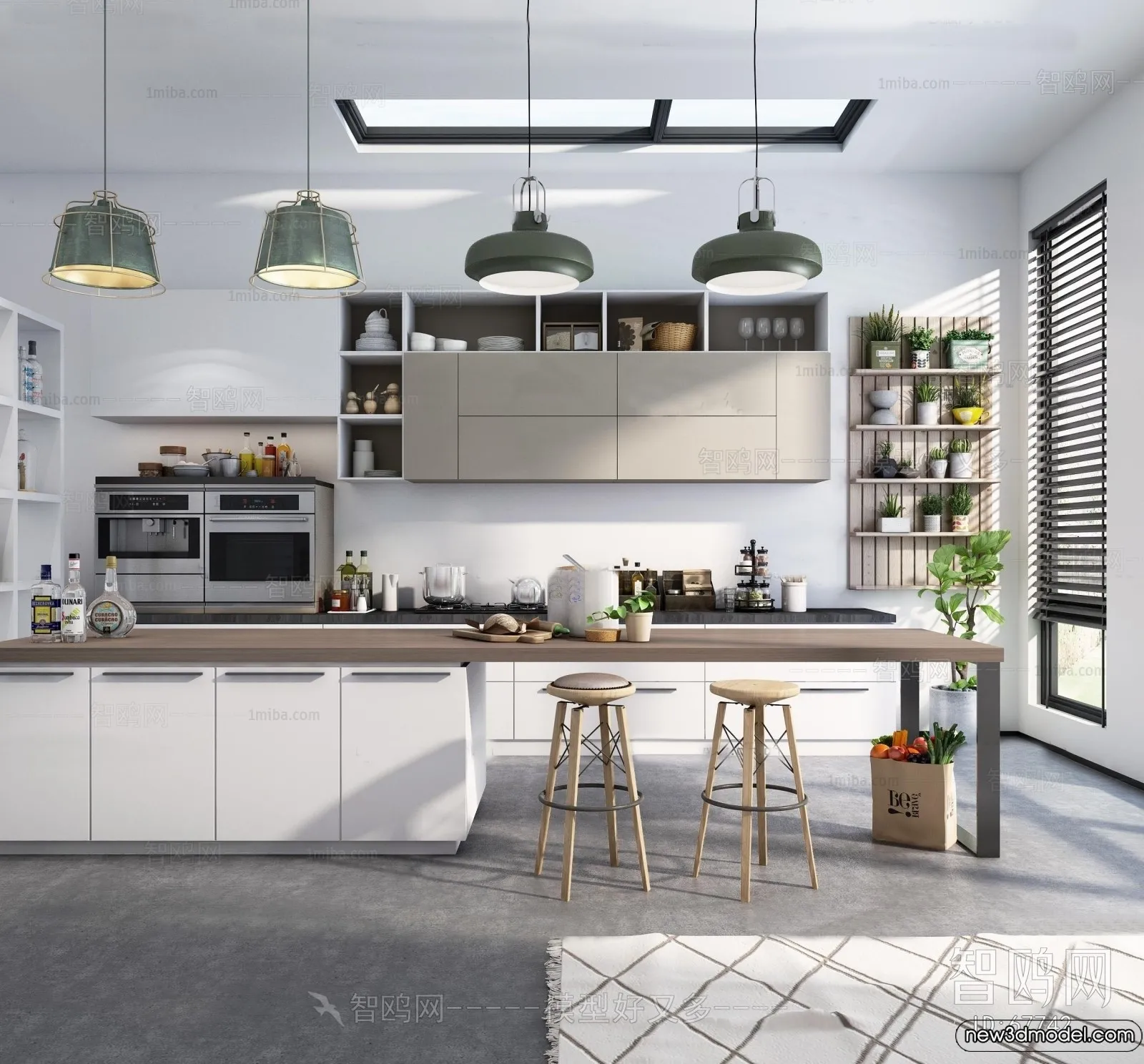 Kitchen - 3D Models - 3D Interior Scenes - 066