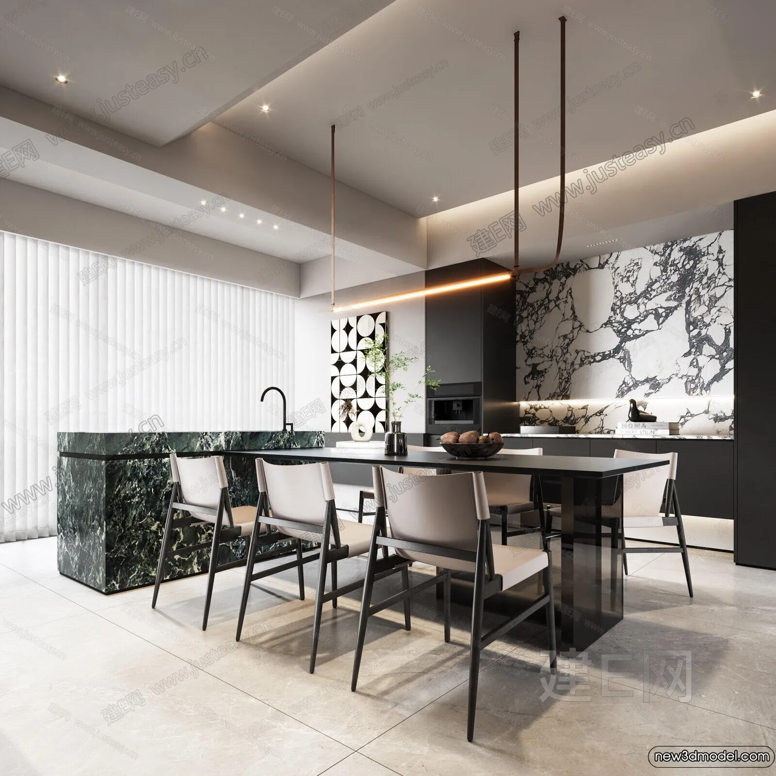 Kitchen - 3D Models - 3D Interior Scenes - 072