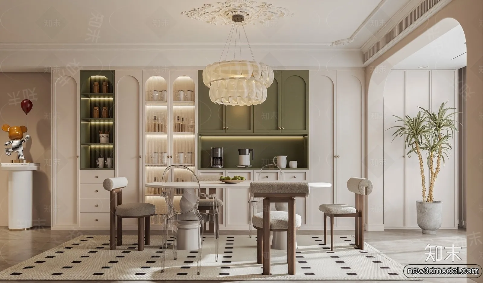 Kitchen - 3D Models - 3D Interior Scenes - 078