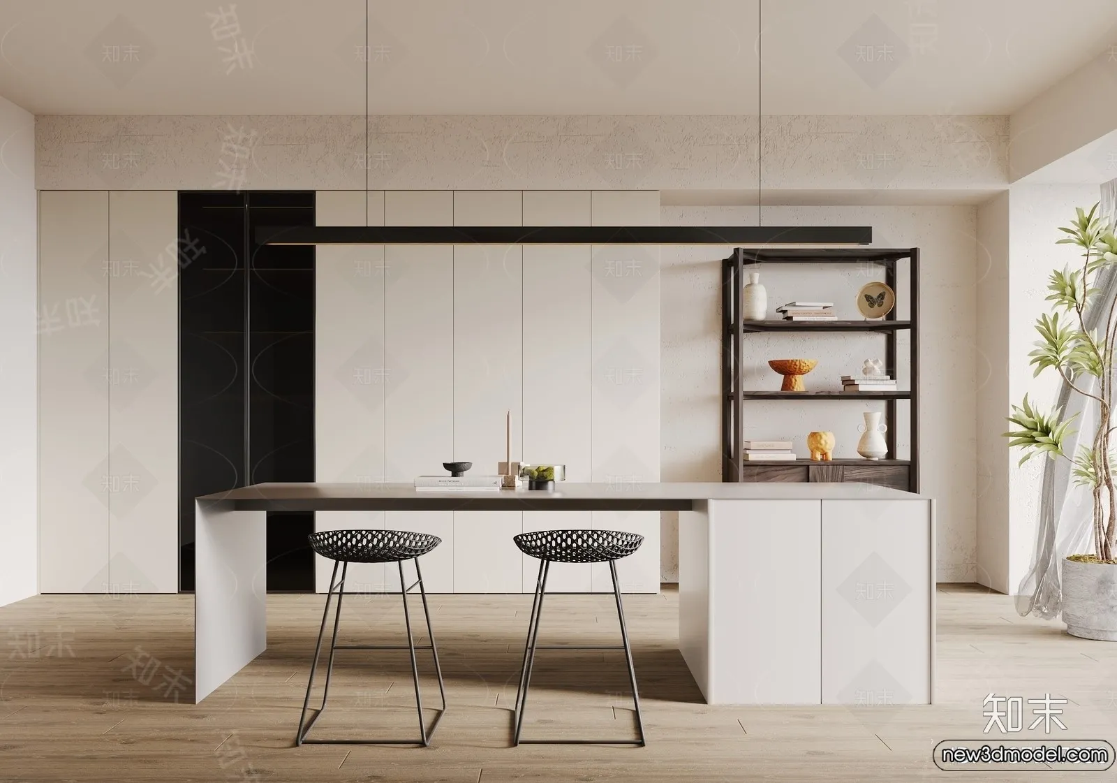 Kitchen - 3D Models - 3D Interior Scenes - 082