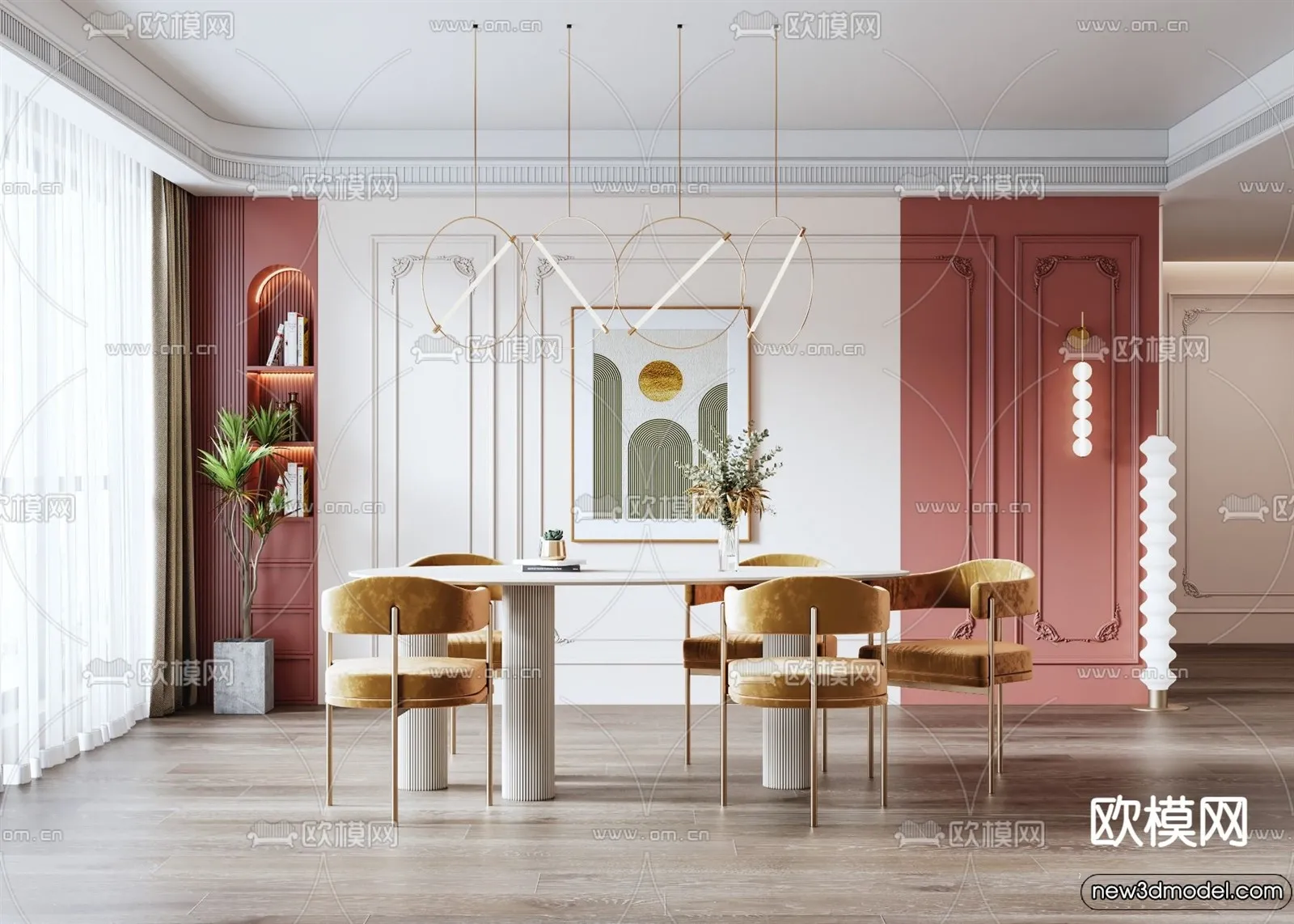 Kitchen - 3D Models - 3D Interior Scenes - 088