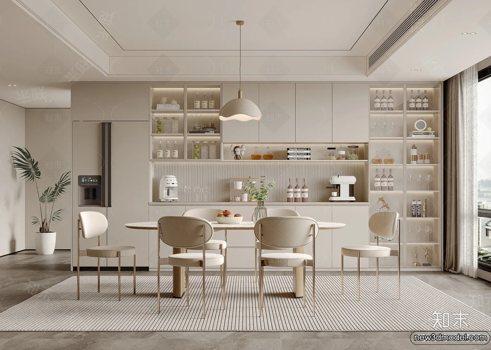 Kitchen - 3D Models - 3D Interior Scenes - 089