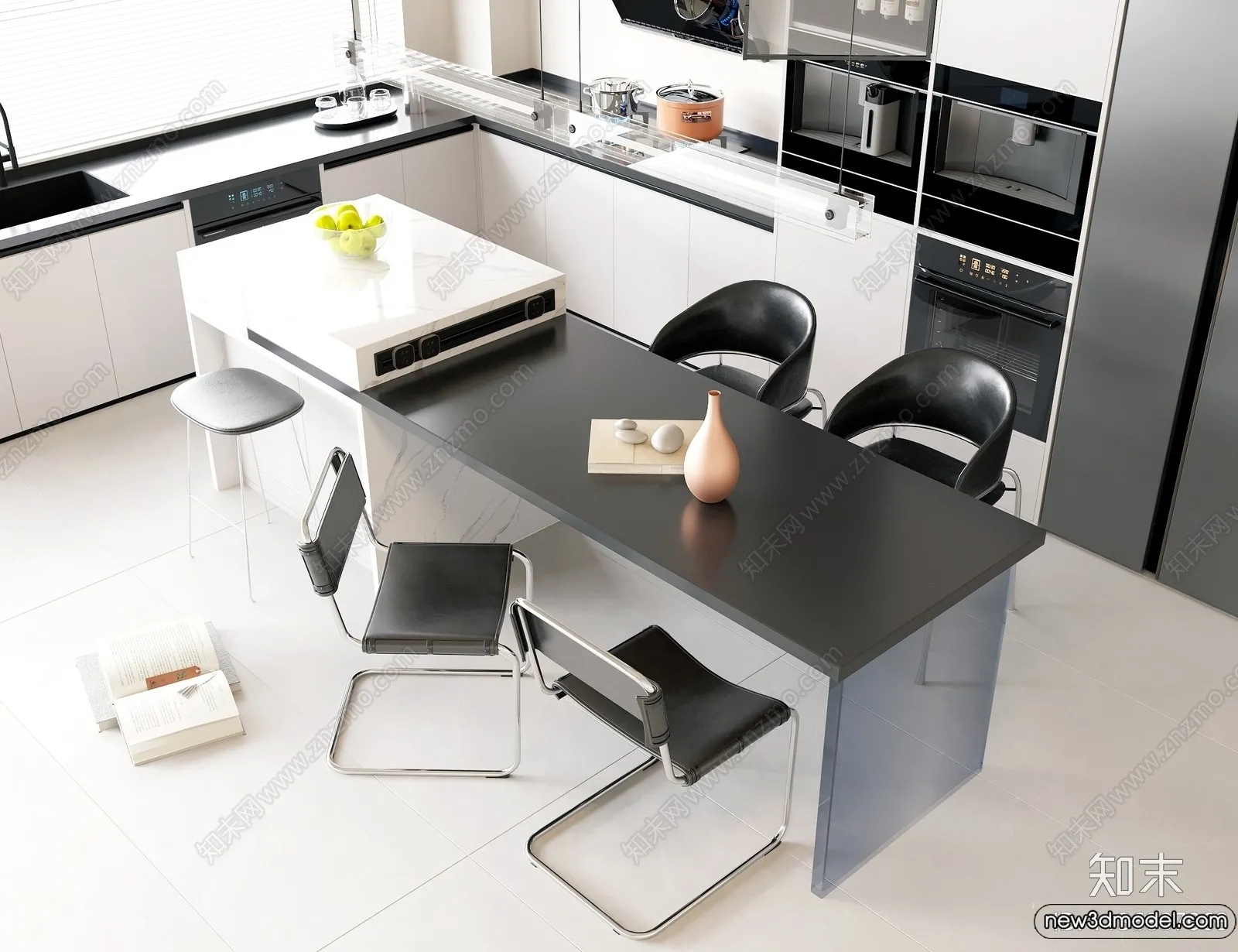 Kitchen - 3D Models - 3D Interior Scenes - 095
