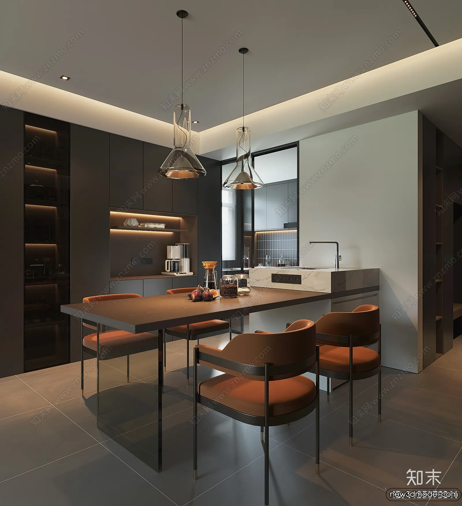 Kitchen - 3D Models - 3D Interior Scenes - 099