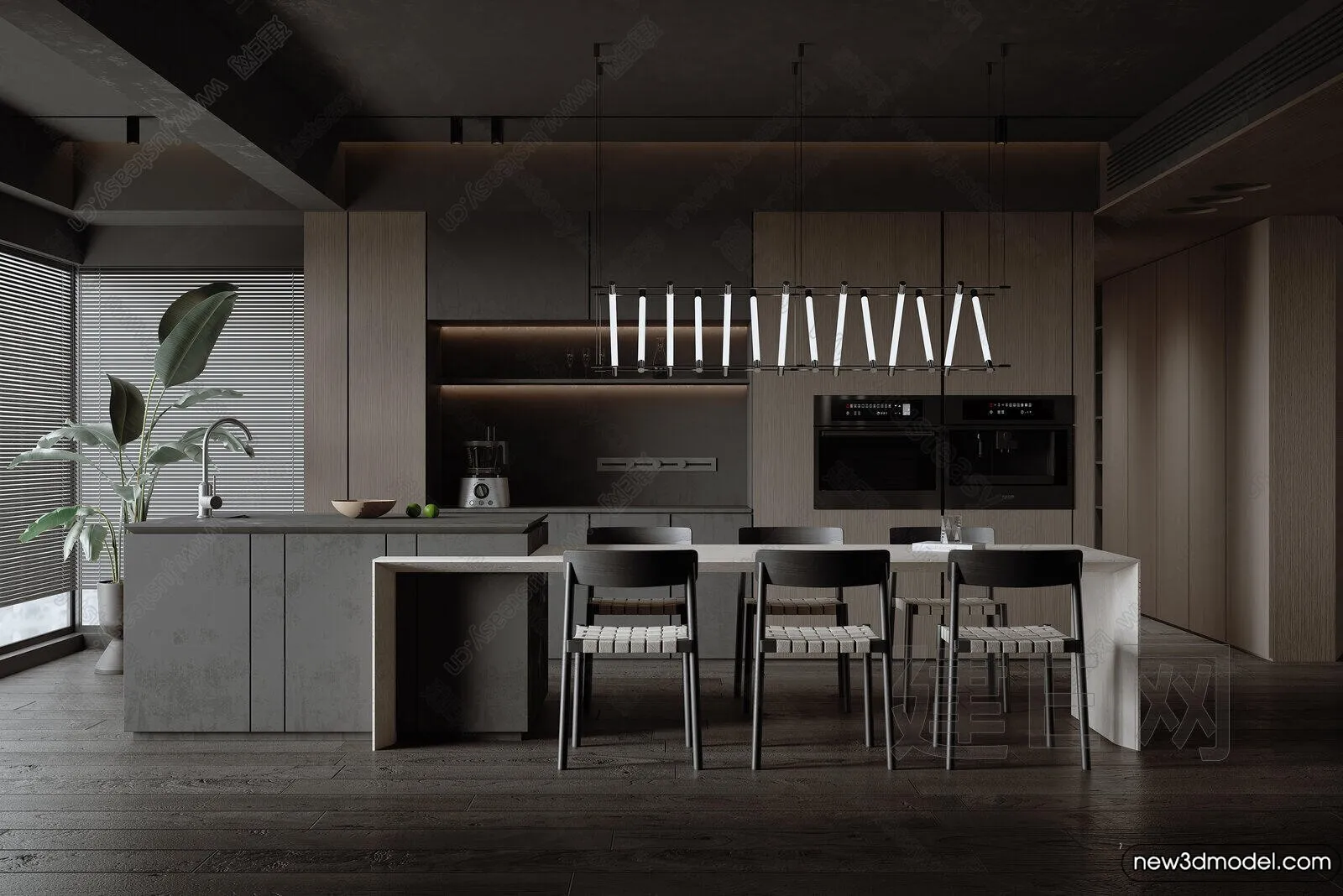 Kitchen - 3D Models - 3D Interior Scenes - 103